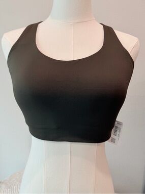 NWT Lululemon Women's Energy Bra High Support Size 36DD Olive Green Color